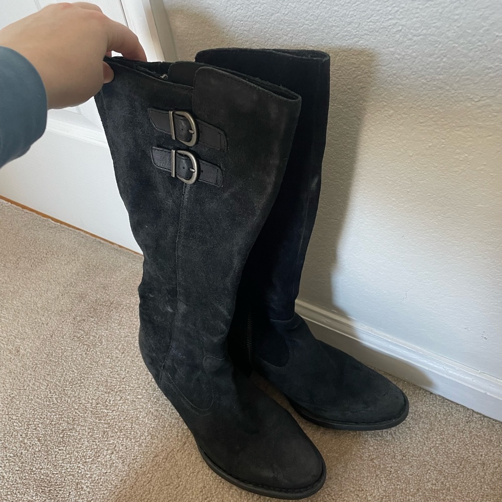 Born black riding boots